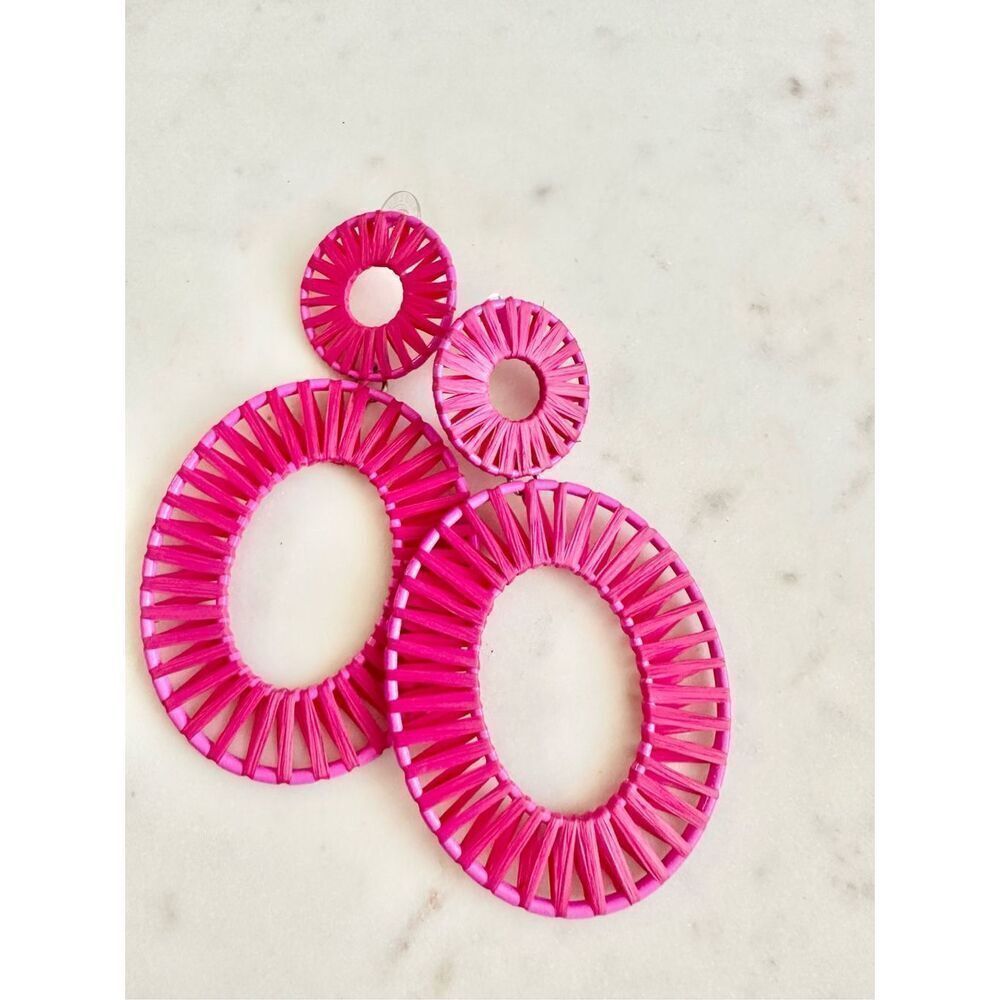 Baublebar Kiera Raffia Key Statement Earrings - image 6